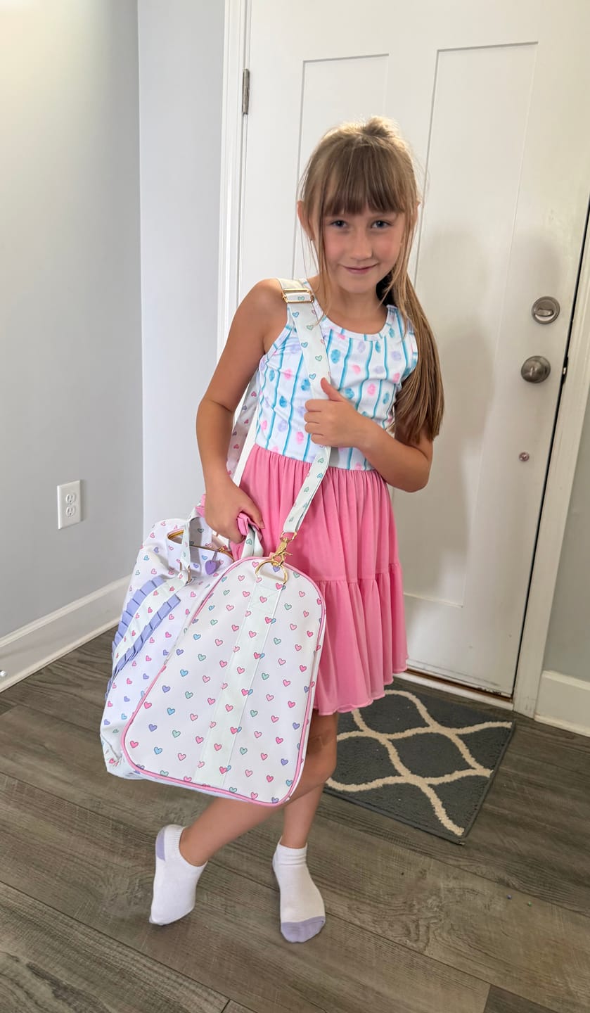 Customer photo review of Candyland Duffle Bag