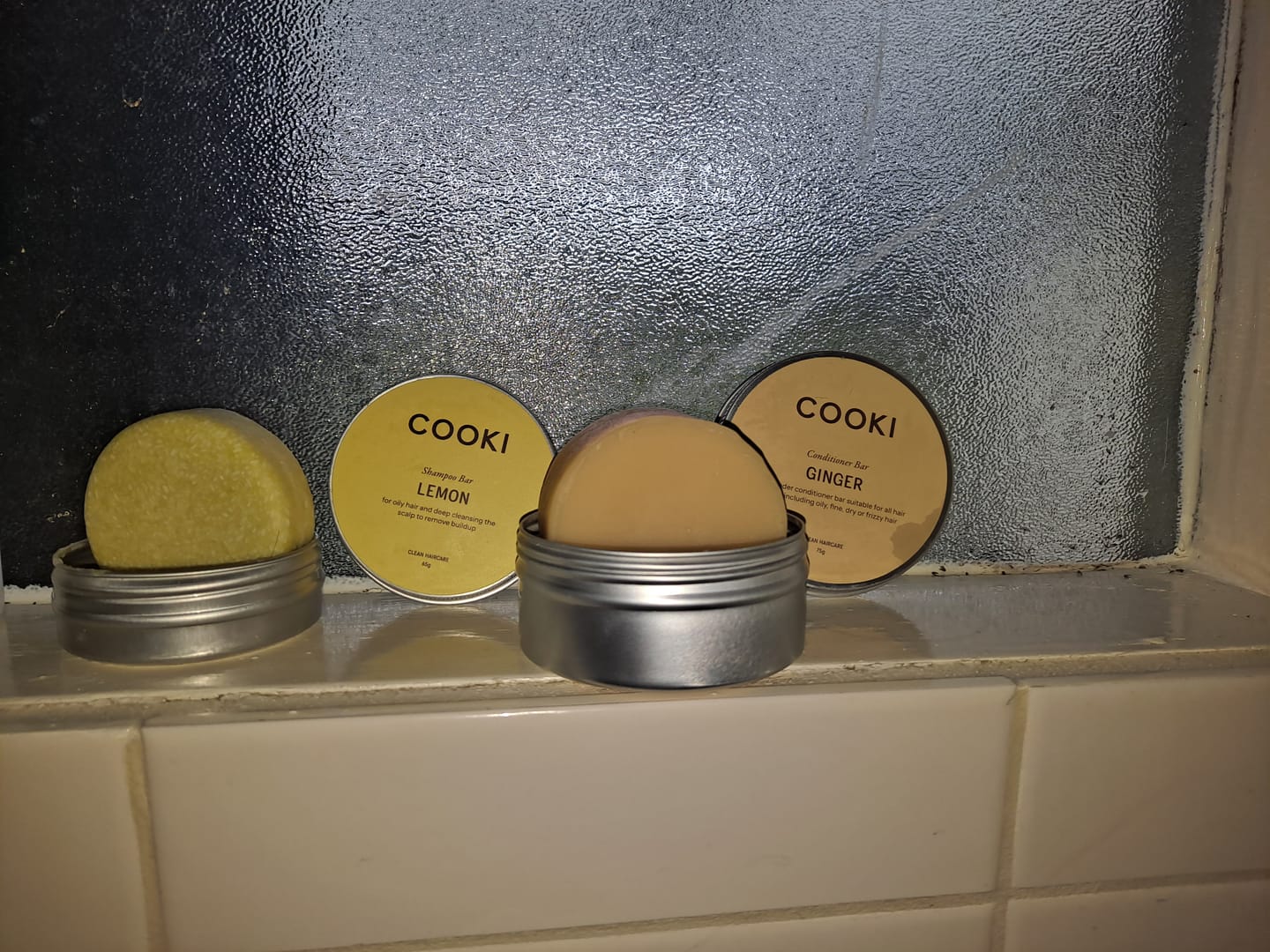 Customer photo review of Lemon Shampoo Bar