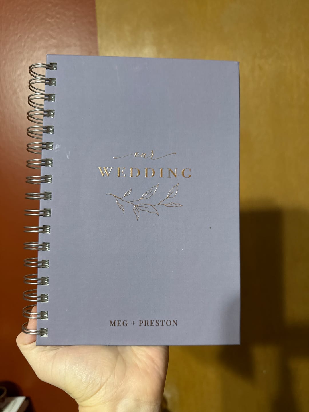 Customer photo review of Our Wedding Planner