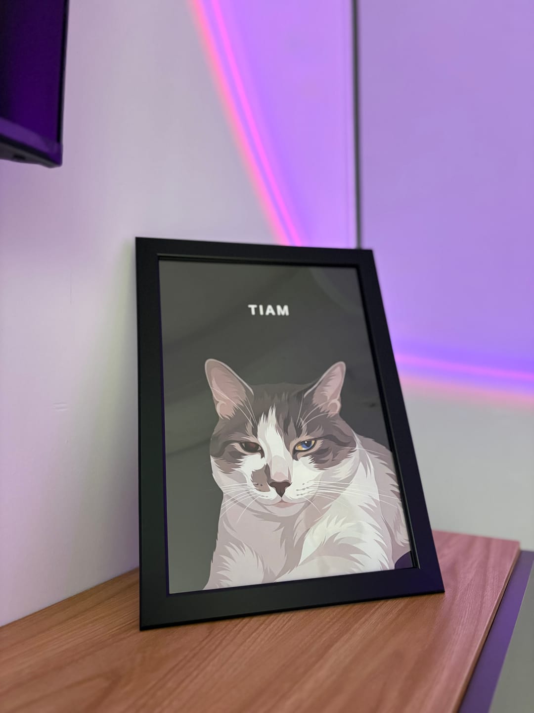 Customer photo review of Retrato Personalizado