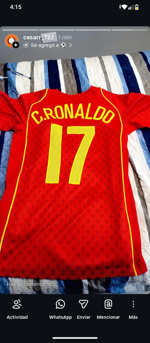 Customer photo review of Secret Jersey Ronaldo