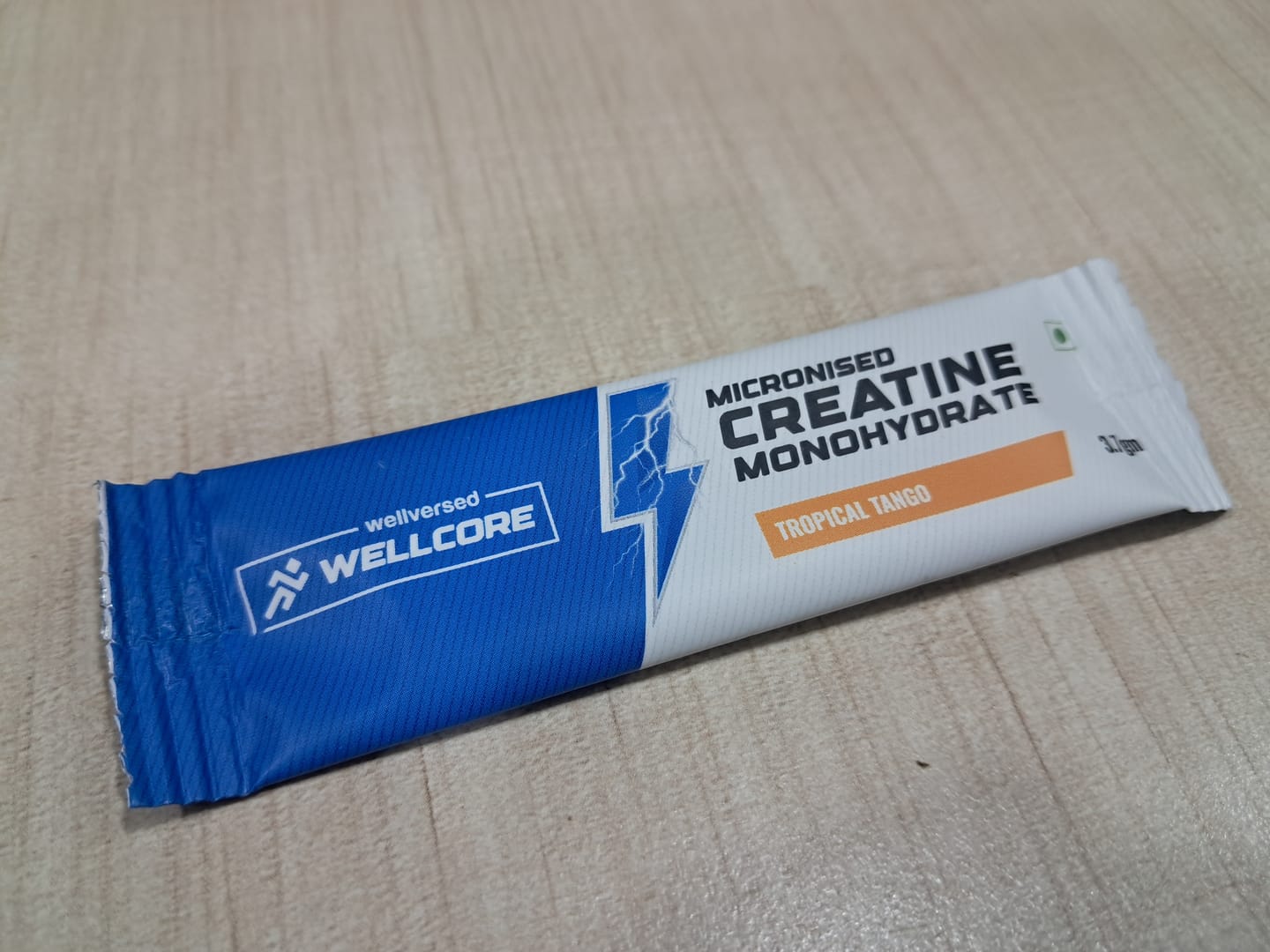 Customer photo review of Wellcore - Pure Micronised Creatine Monohydrate | Tropical Tango (30 Sachets)