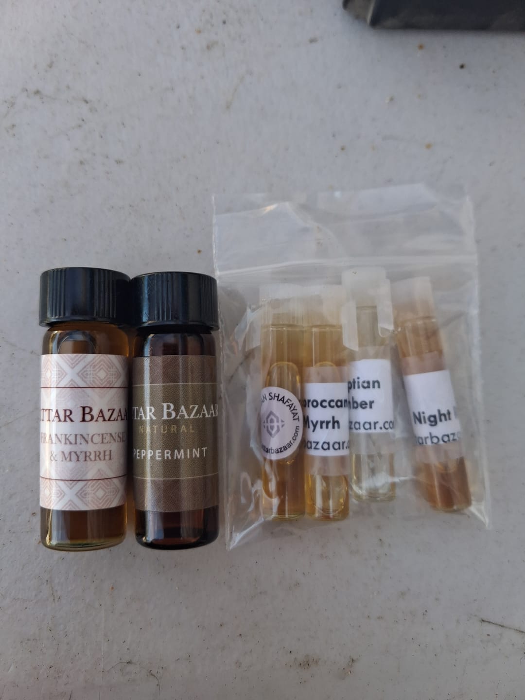 Customer photo review of Frankincense & Myrrh