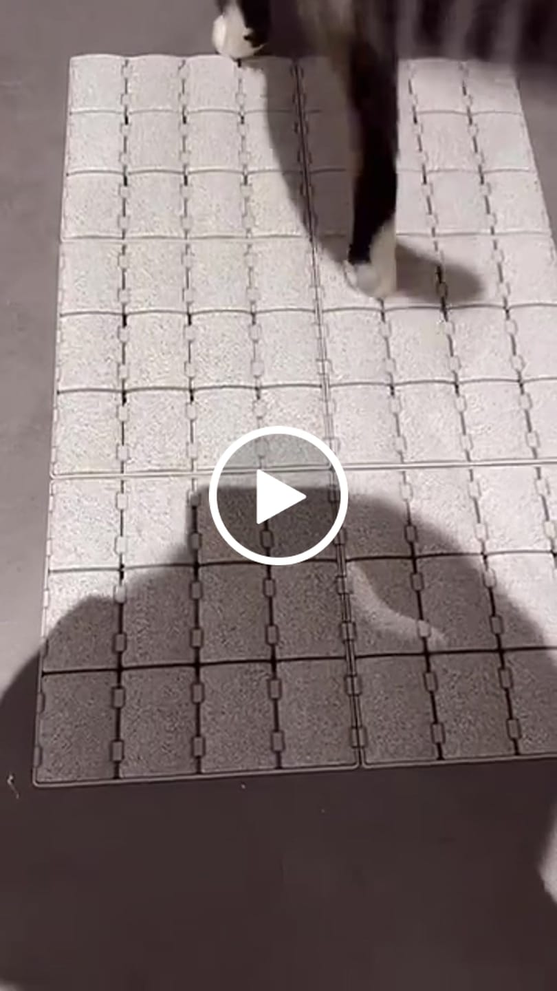 Customer video review of Diatomite Modular Bath Mat