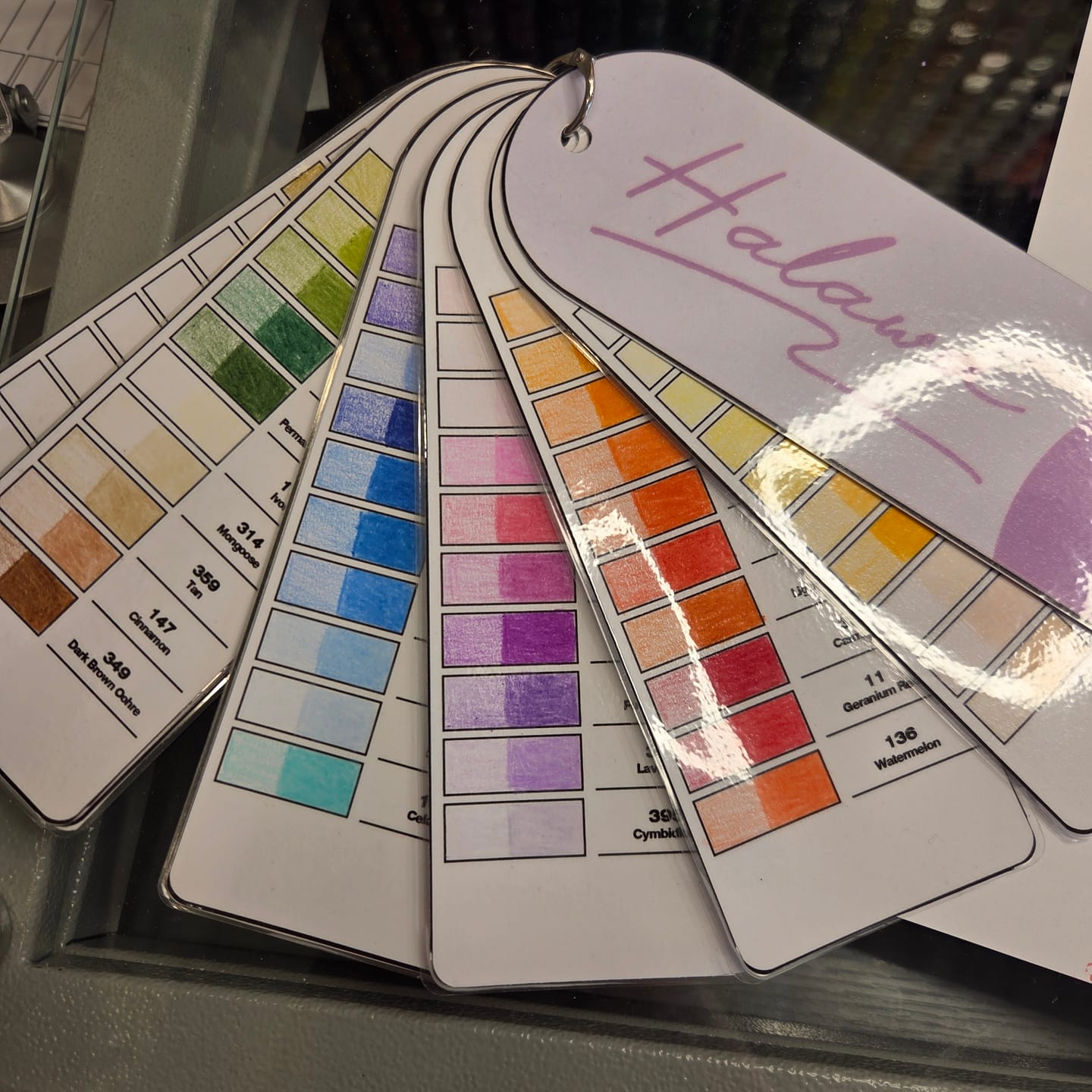 Customer photo review of Ohuhu Halawa Series 72 Colors Oil-based Colored Pencils