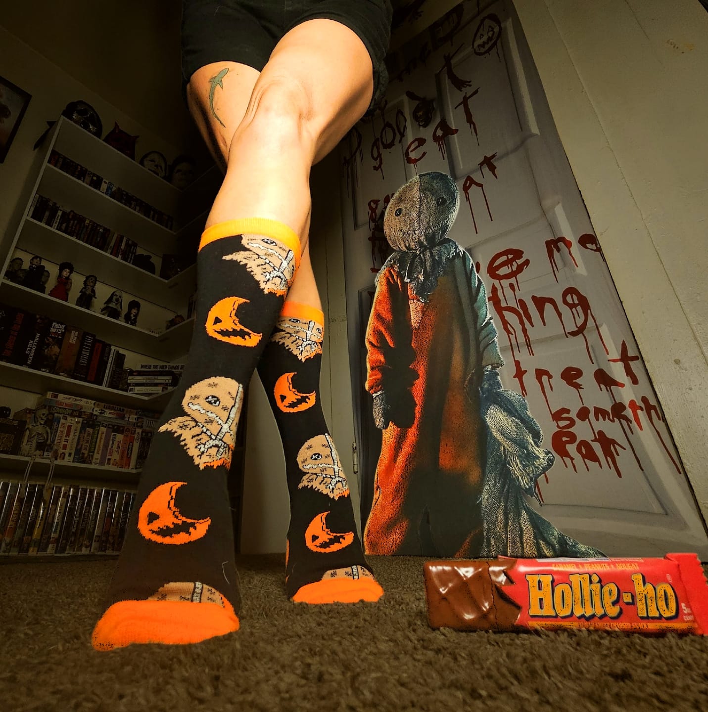 Customer photo review of TRICK 'R TREAT - OFFICIAL SOCKS