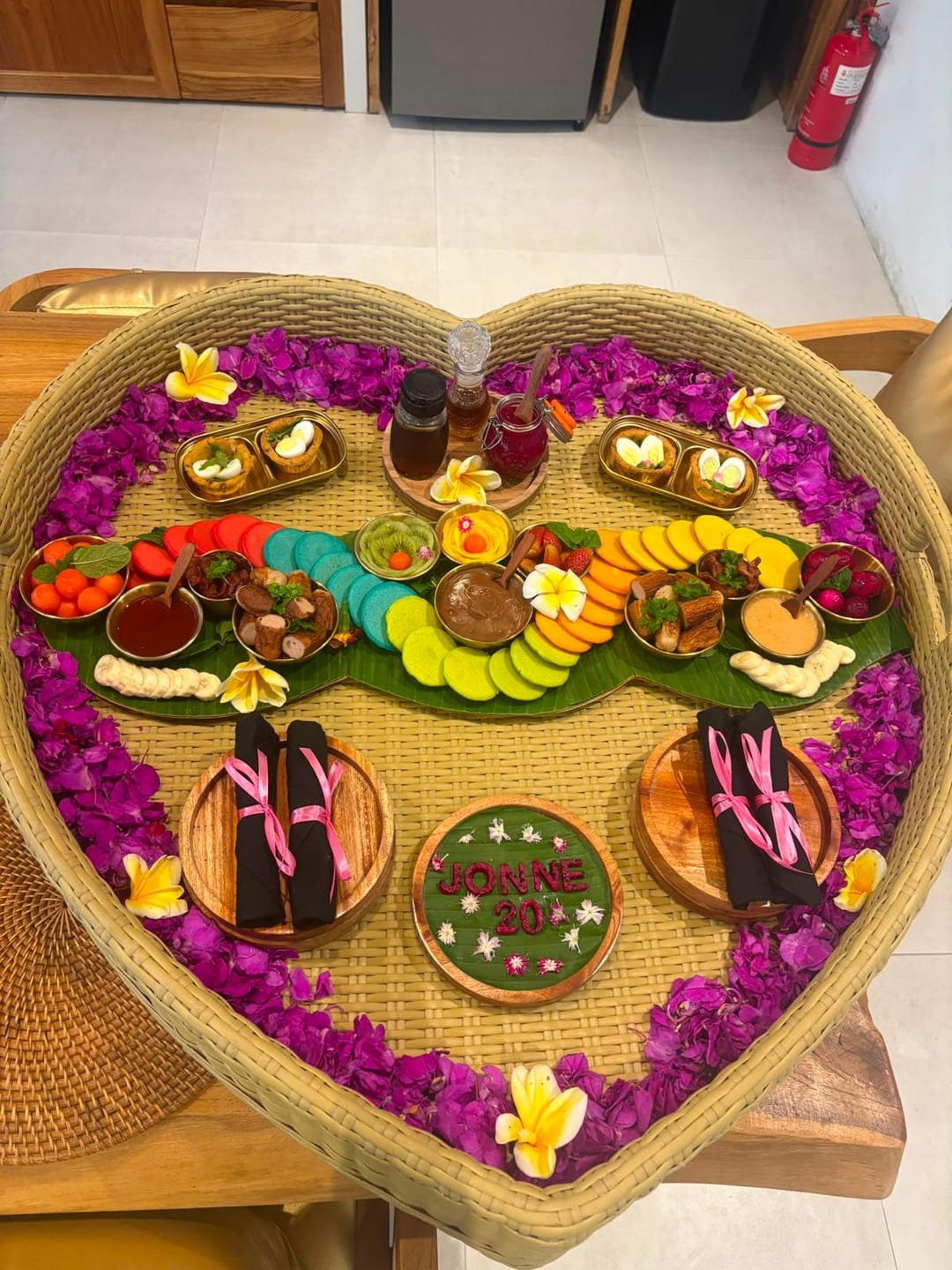 Customer photo review of 🌈🥞 Instagram Breakfast – Rainbow Pancakes