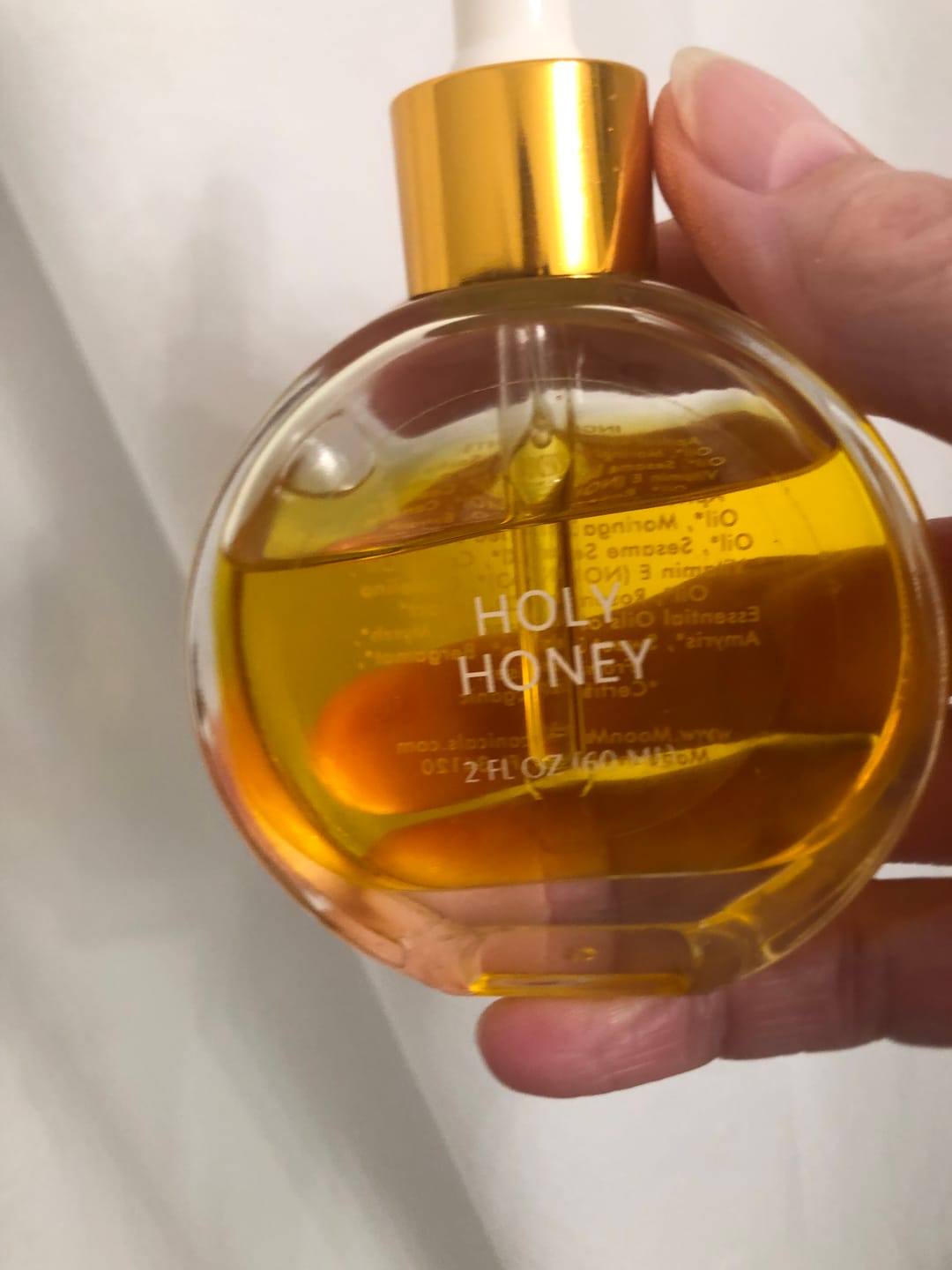 Customer photo review of Holy Honey Body & Face Oil