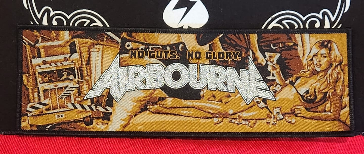 Customer photo review of Airbourne - No Guts, No Glory - Strip Patch
