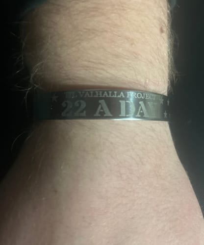 Customer photo review of 22 A Day Memorial Bracelet