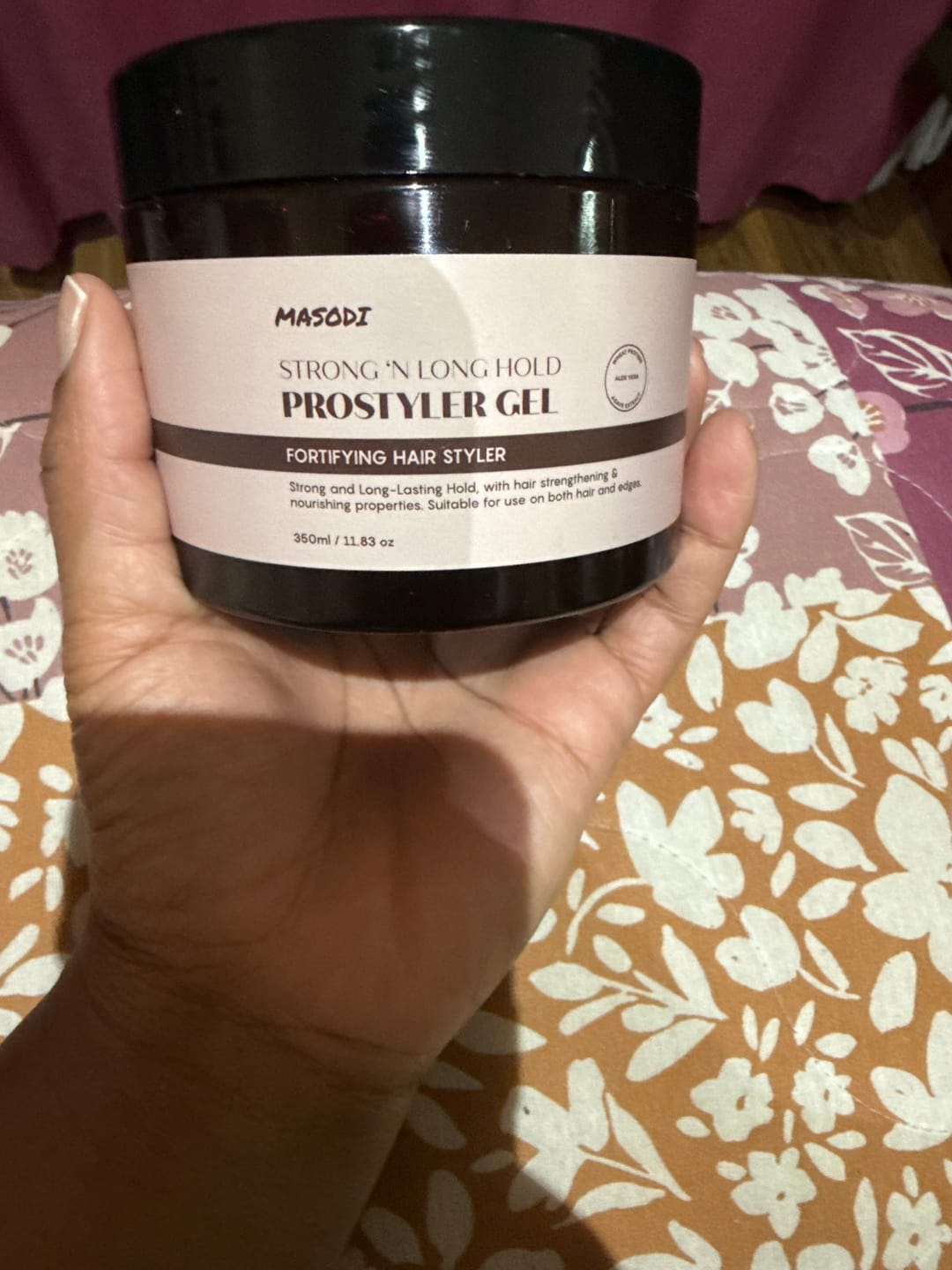 Customer photo review of Strong 'n Long Hold ProStyler Gel 350ml