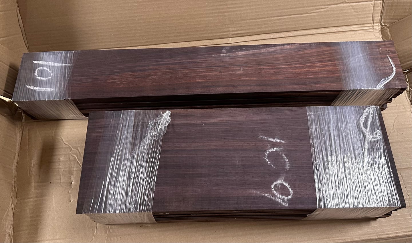 Customer photo review of Pack of 10, AAA Grade East Indian Rosewood Acoustic Guitar Set