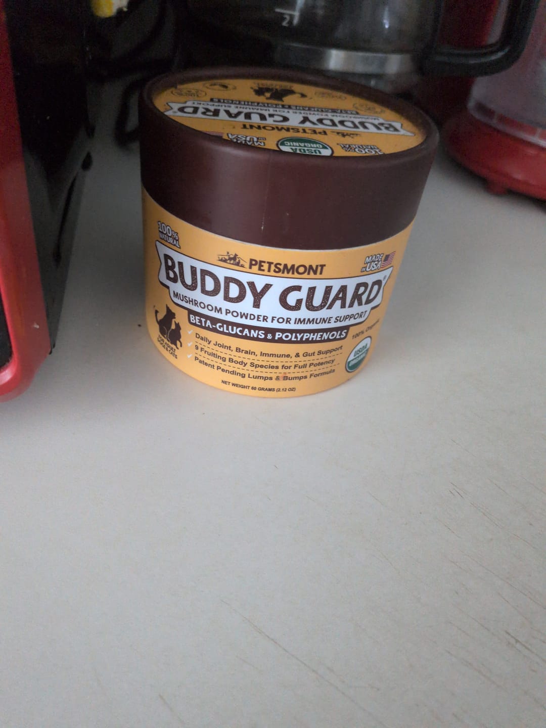 Customer photo review of Buddy Guard + Hearty Bites