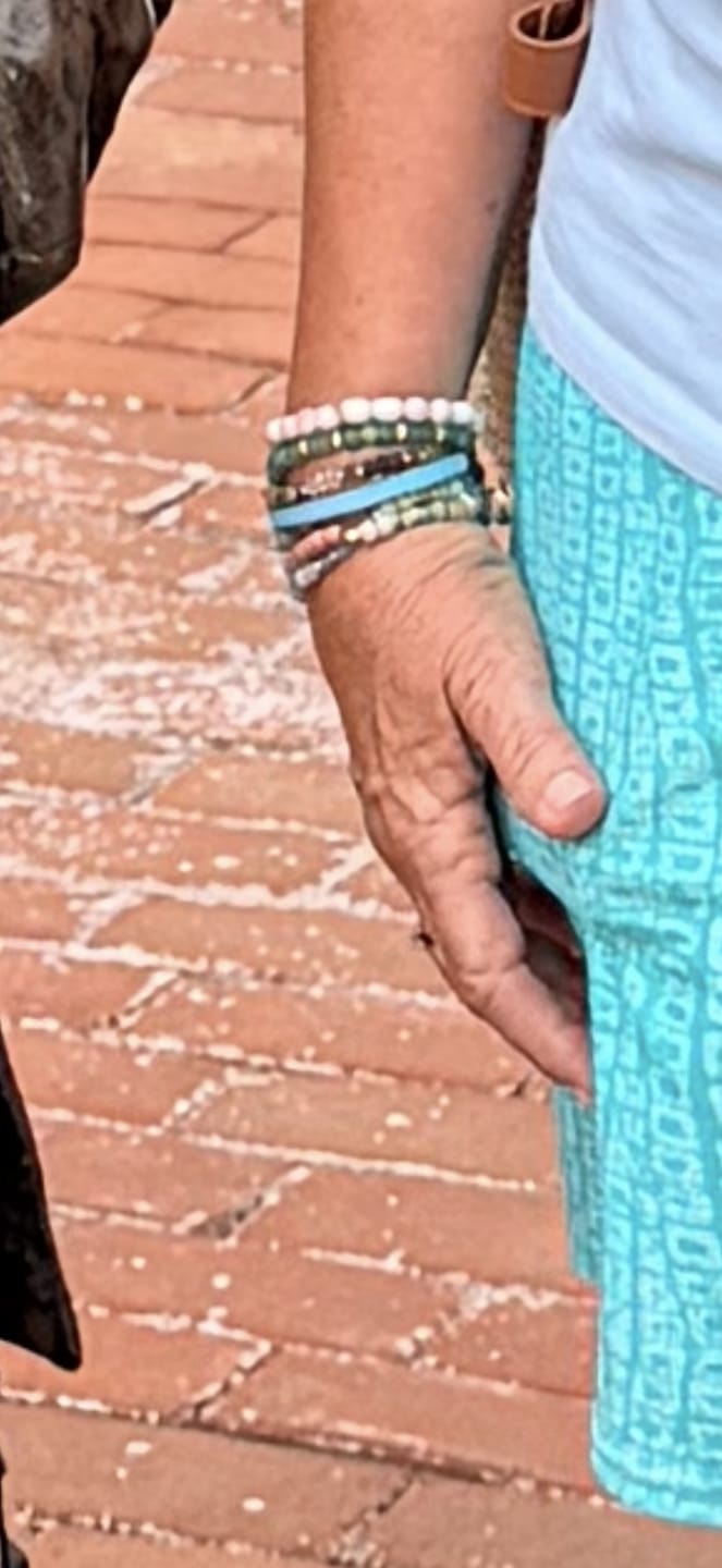 Customer photo review of This Too Shall Pass Color Cuff Bracelet