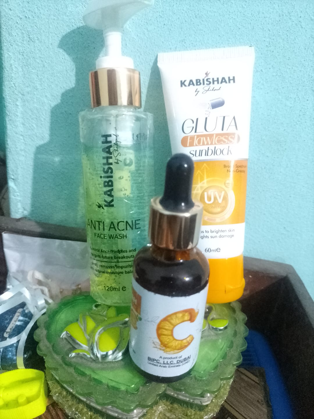 Customer photo review of Anti Acne Bundle