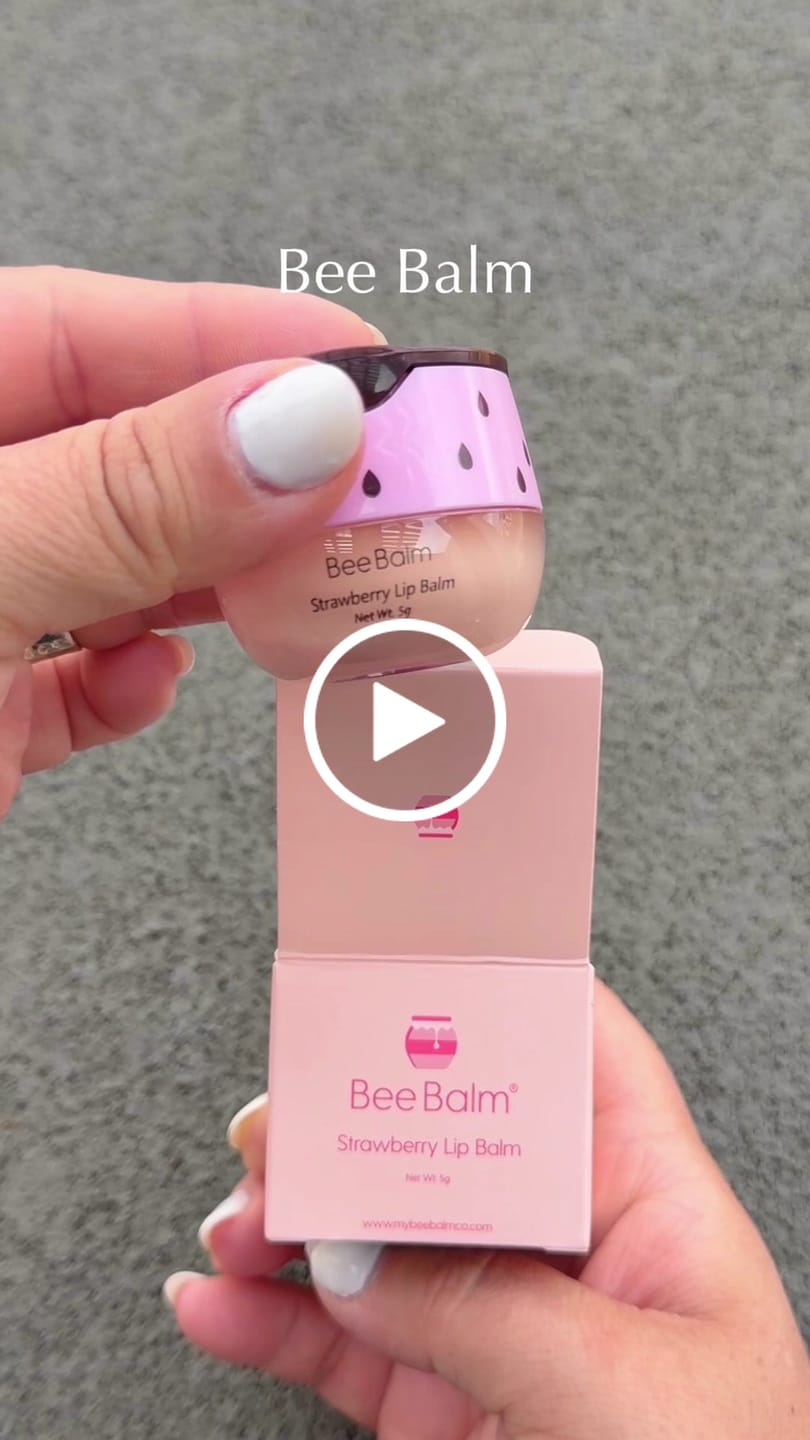 Customer video review of Strawberry Bee Balm