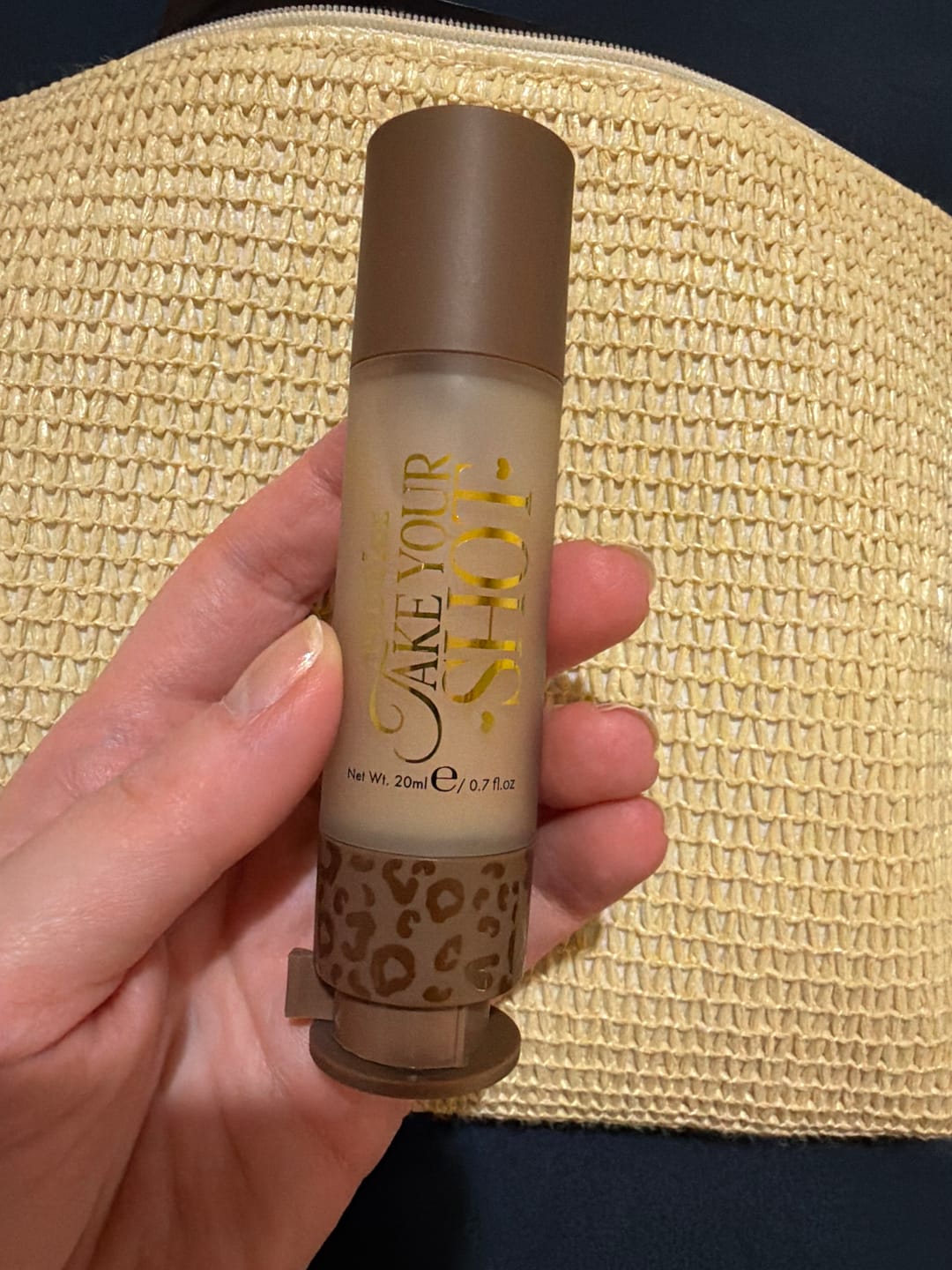 Customer photo review of Cheetah Take Your Shot Brightening Face Booster Serum