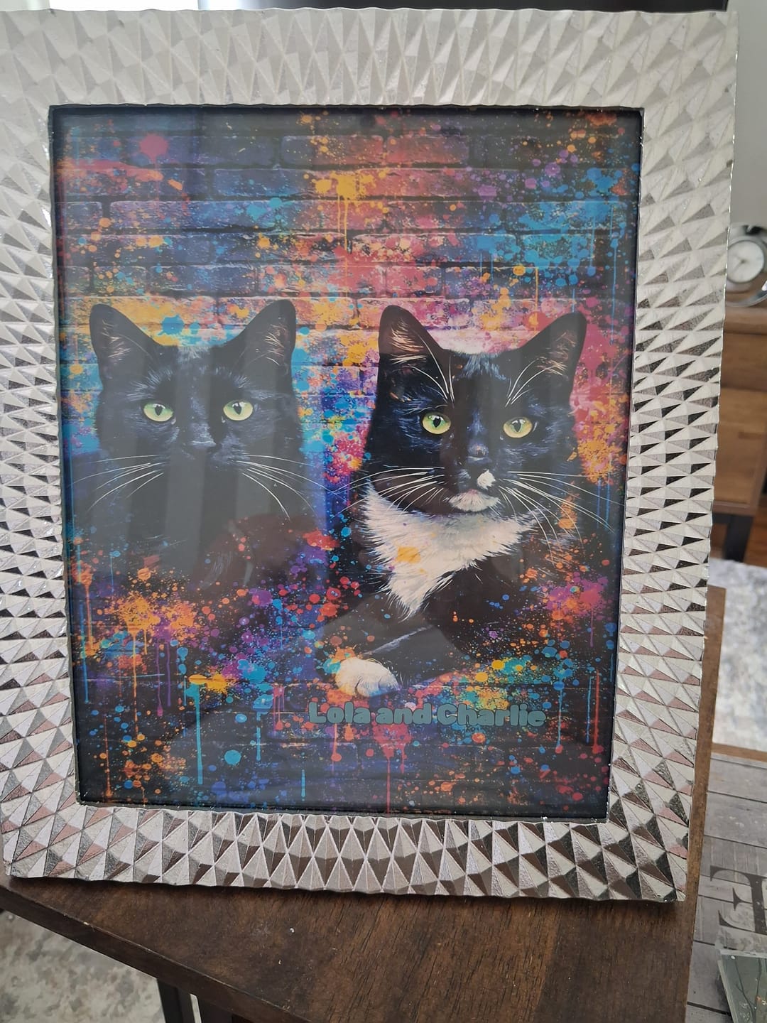 Customer photo review of Splash - Personalised Poster