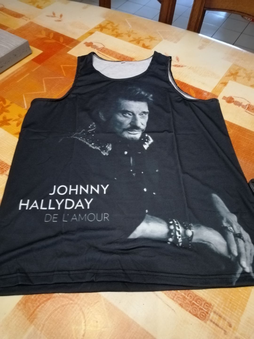Customer photo review of Débardeur Johnny Hallyday modèle 4