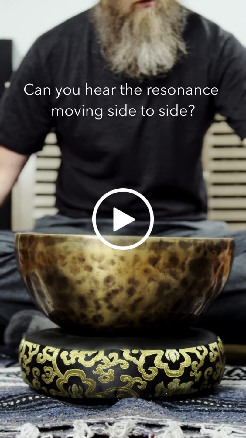 Customer video review of Jambati Tibetan Singing Bowl HW793 - 12 3/4", F#2 & D4.