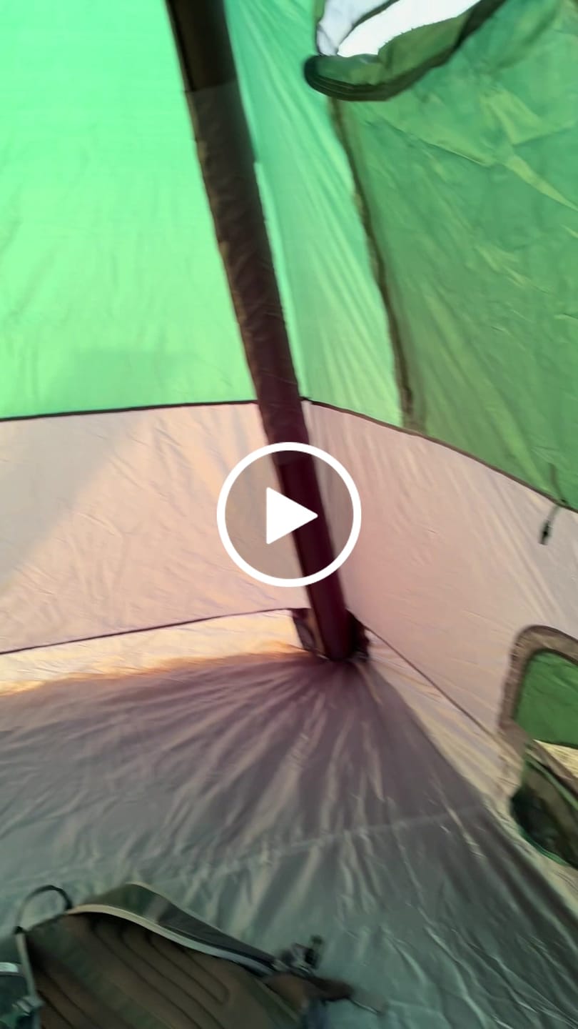 Customer video review of 2-Step Cabin Tent