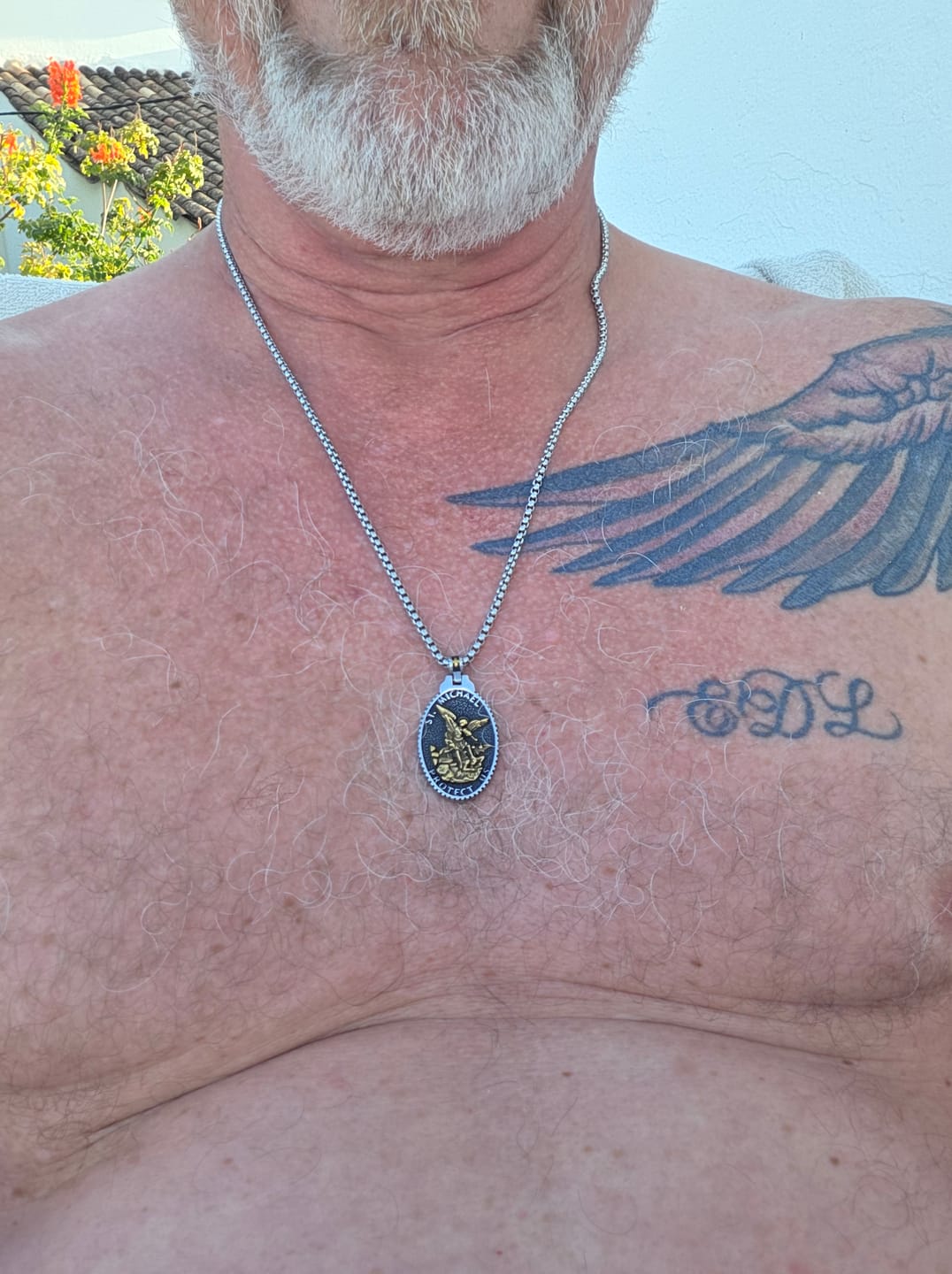 Customer photo review of ST. MICHAELS BADGE.