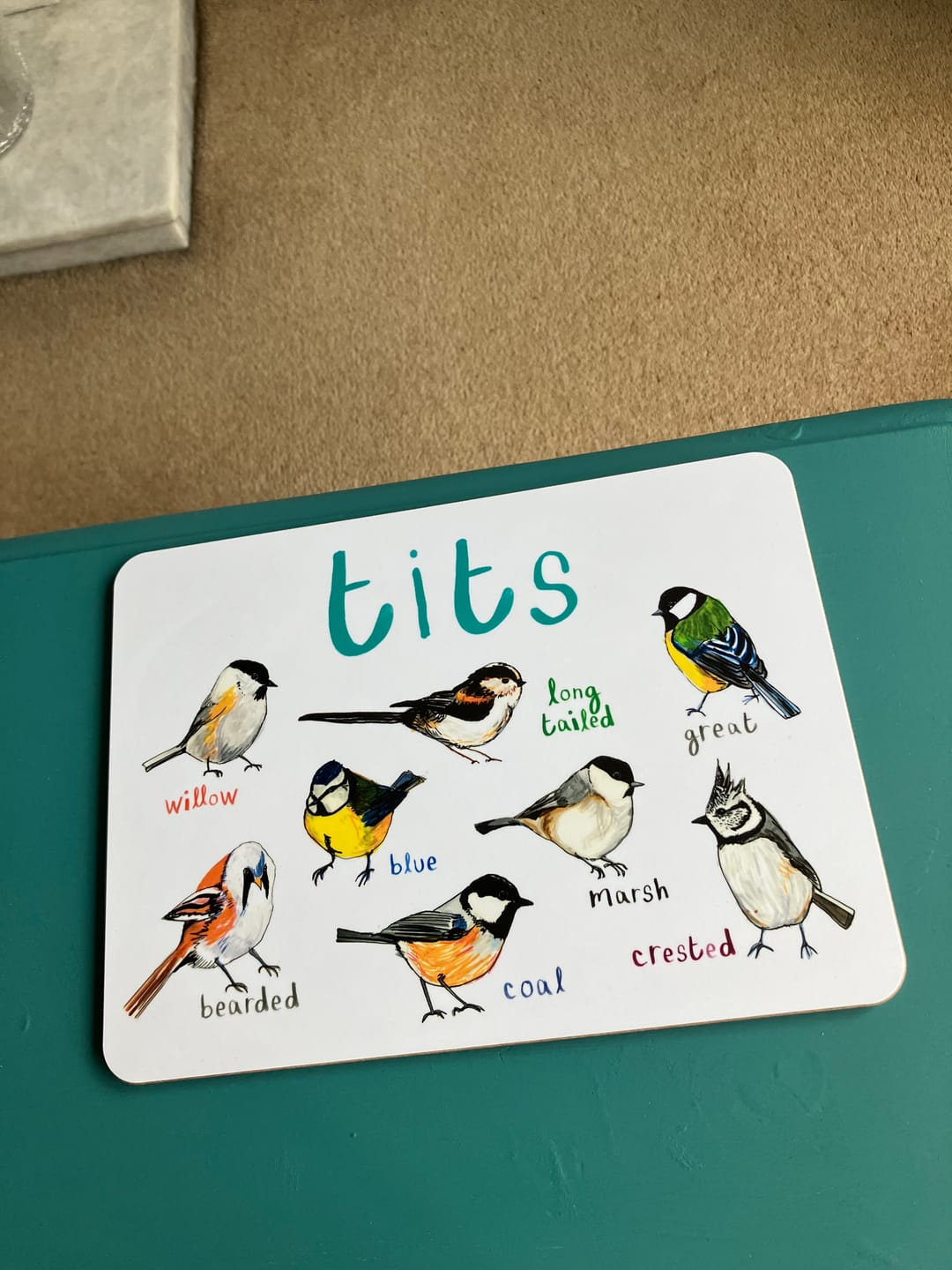 Customer photo review of Tits Playful Place Mat
