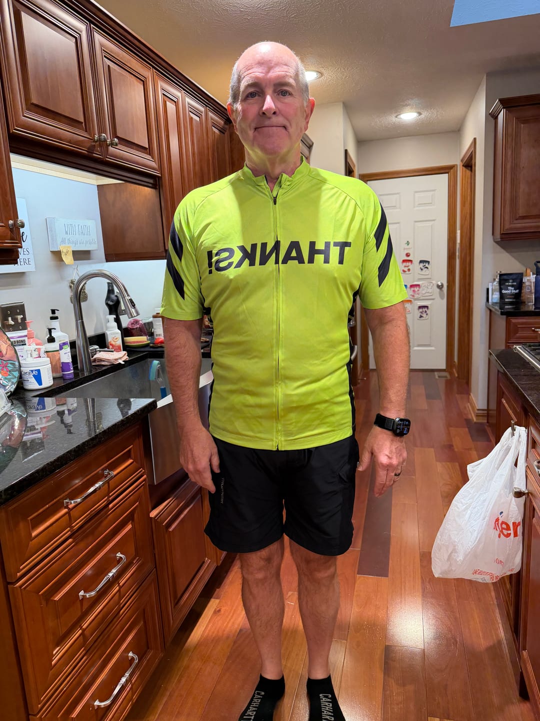 Customer photo review of Men's Give Me 3 Feet Cycling Jersey & Kit