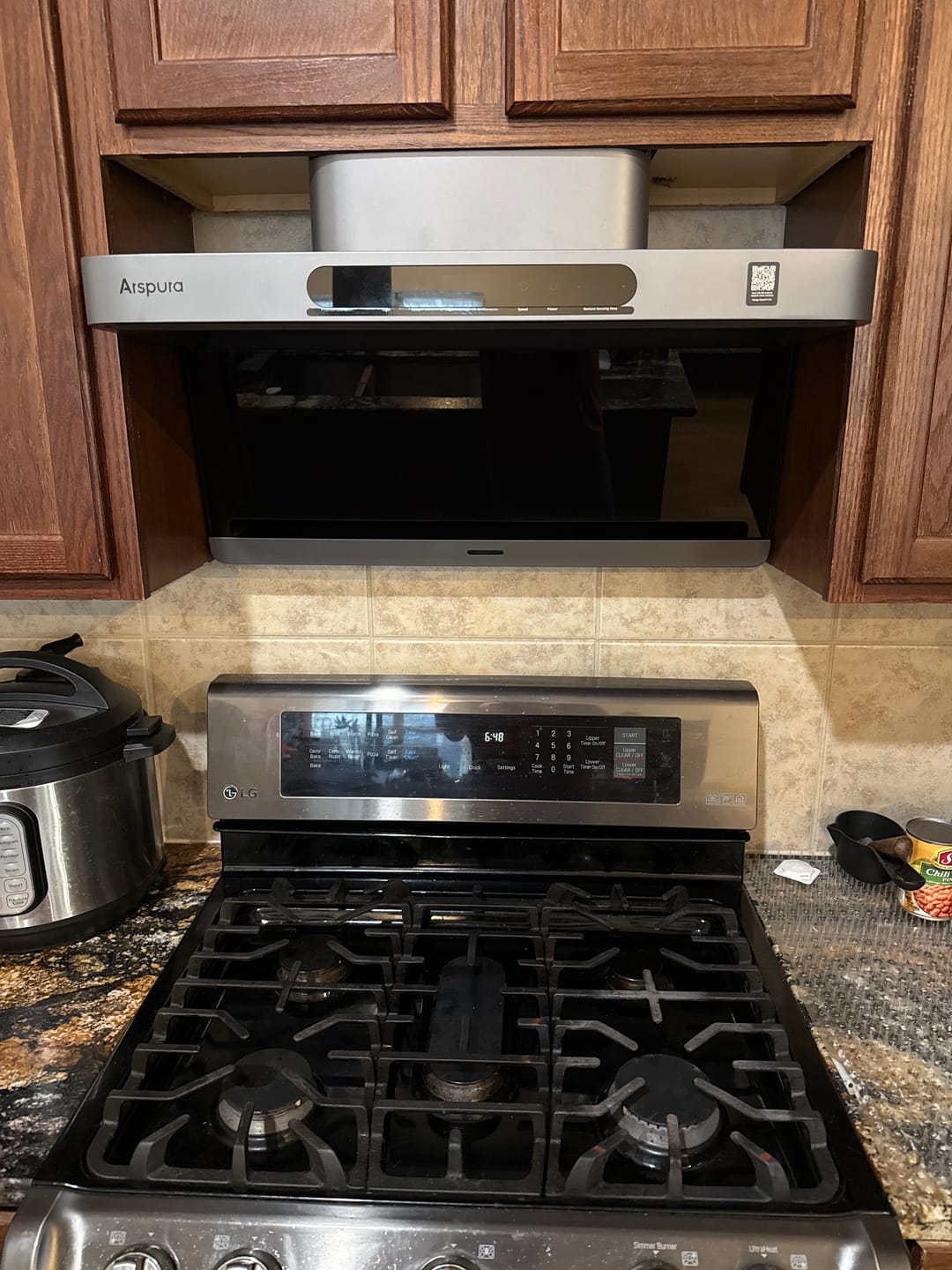 Customer photo review of Arspura 30'' F1 High-Velocity Range Hood