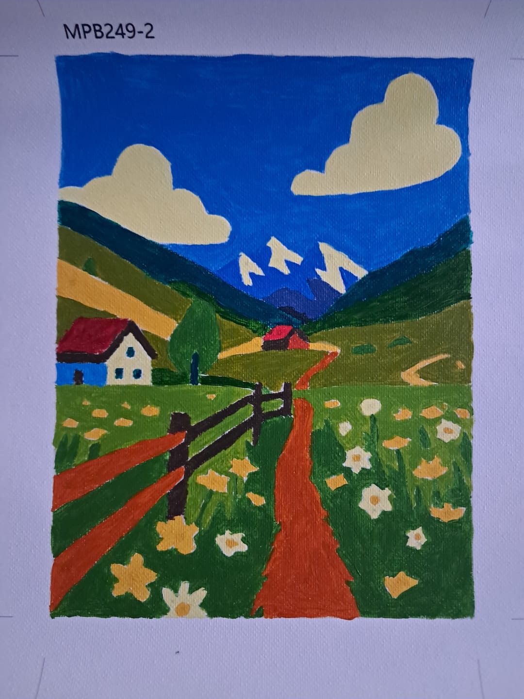 Customer photo review of 6 Mini Paintings - Landscapes Set