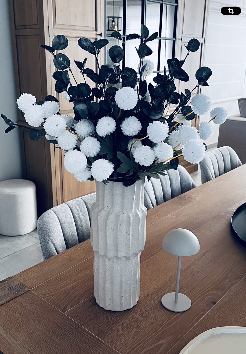 Customer photo review of Samengesteld boeket - Groen & Wit