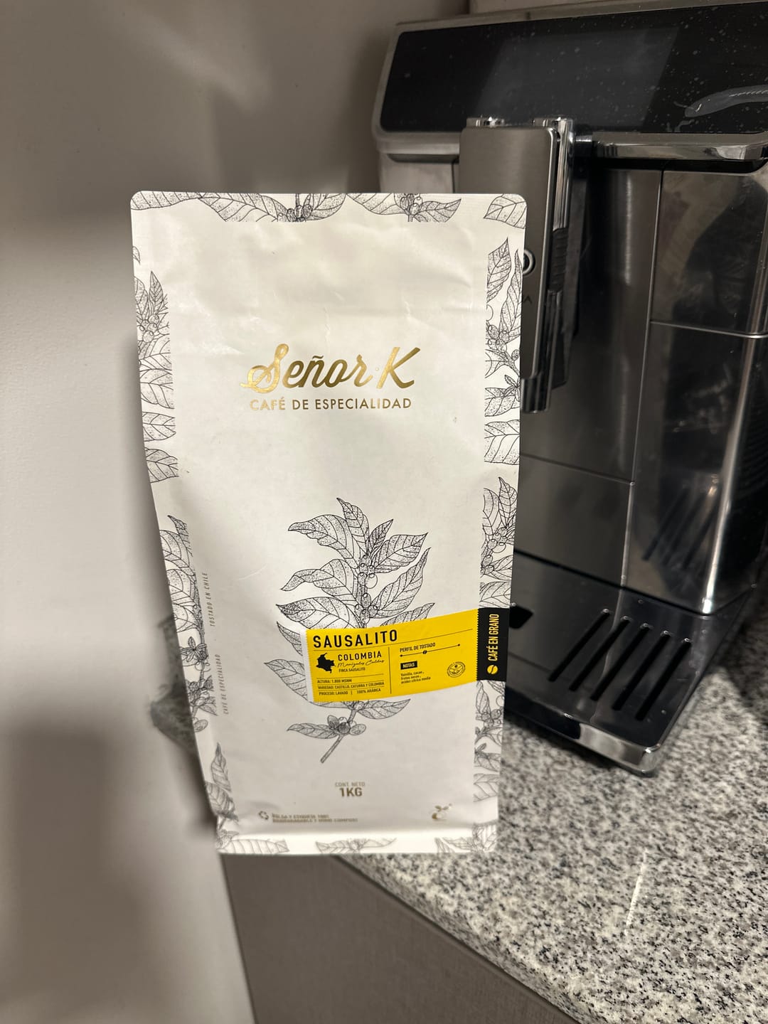 Customer photo review of Colombia | Finca Sausalito Bolsa 1 KG | GRANO ENTERO