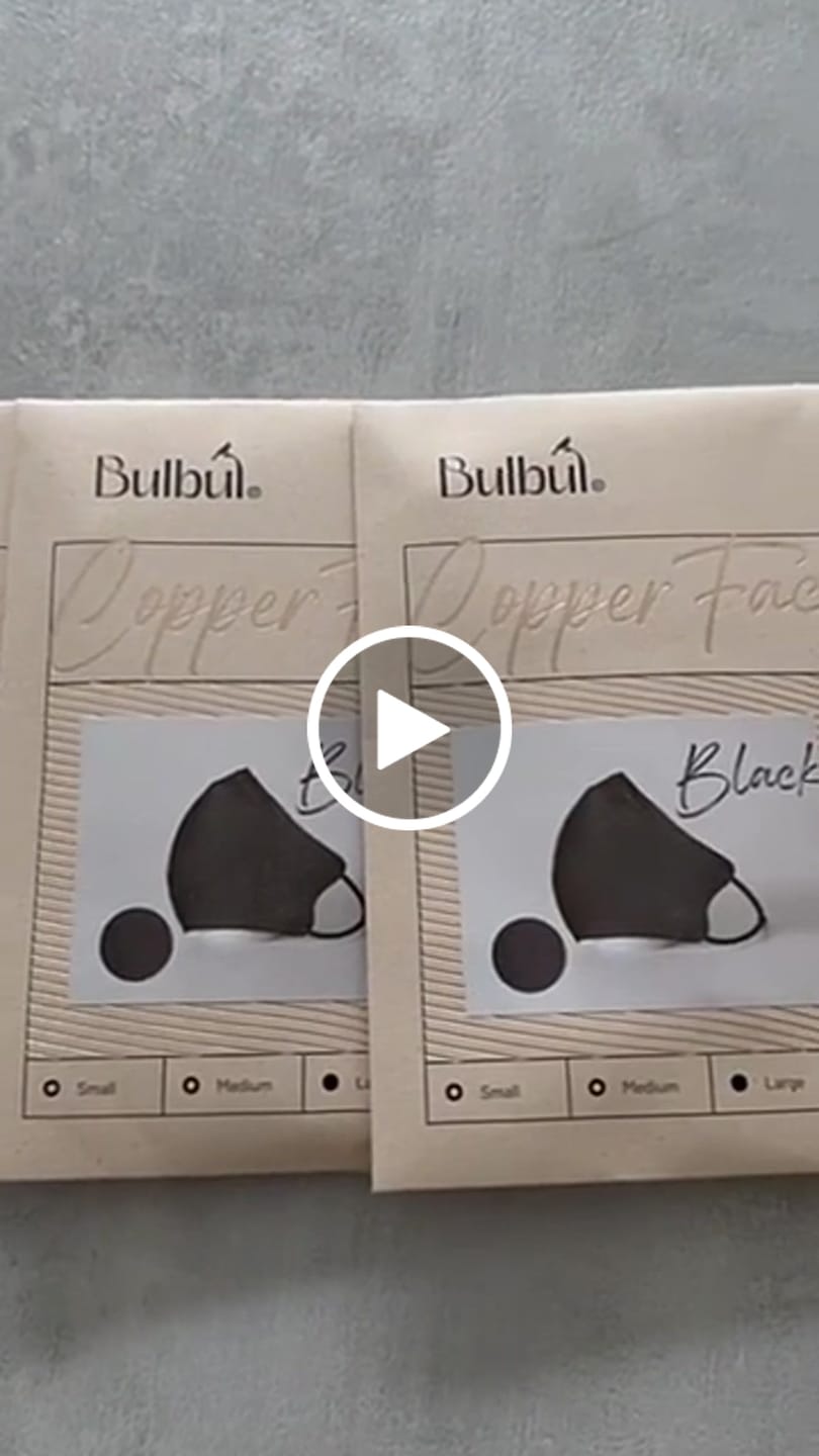 Customer video review of Reusable Copper Face Mask