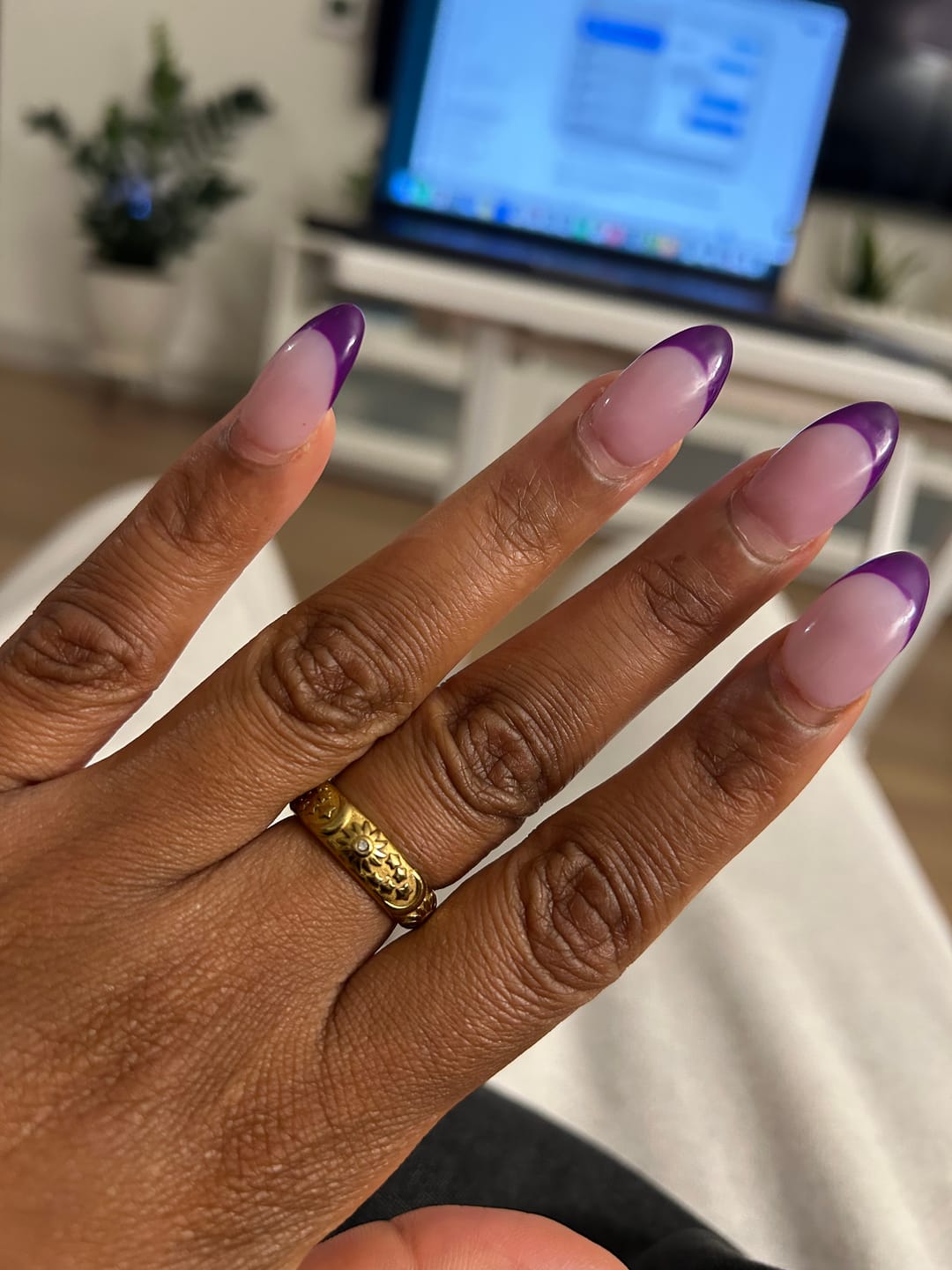 Customer photo review of Celestial Gold Ring