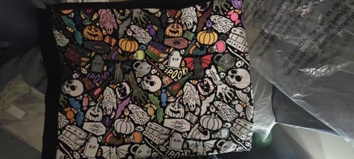 Customer photo review of Custom Blanket - For Adults - DIY Drawing with Markers