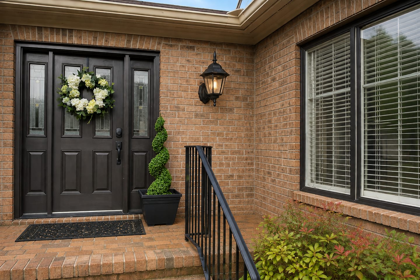 Customer photo review of Outdoor Solar Wall Light