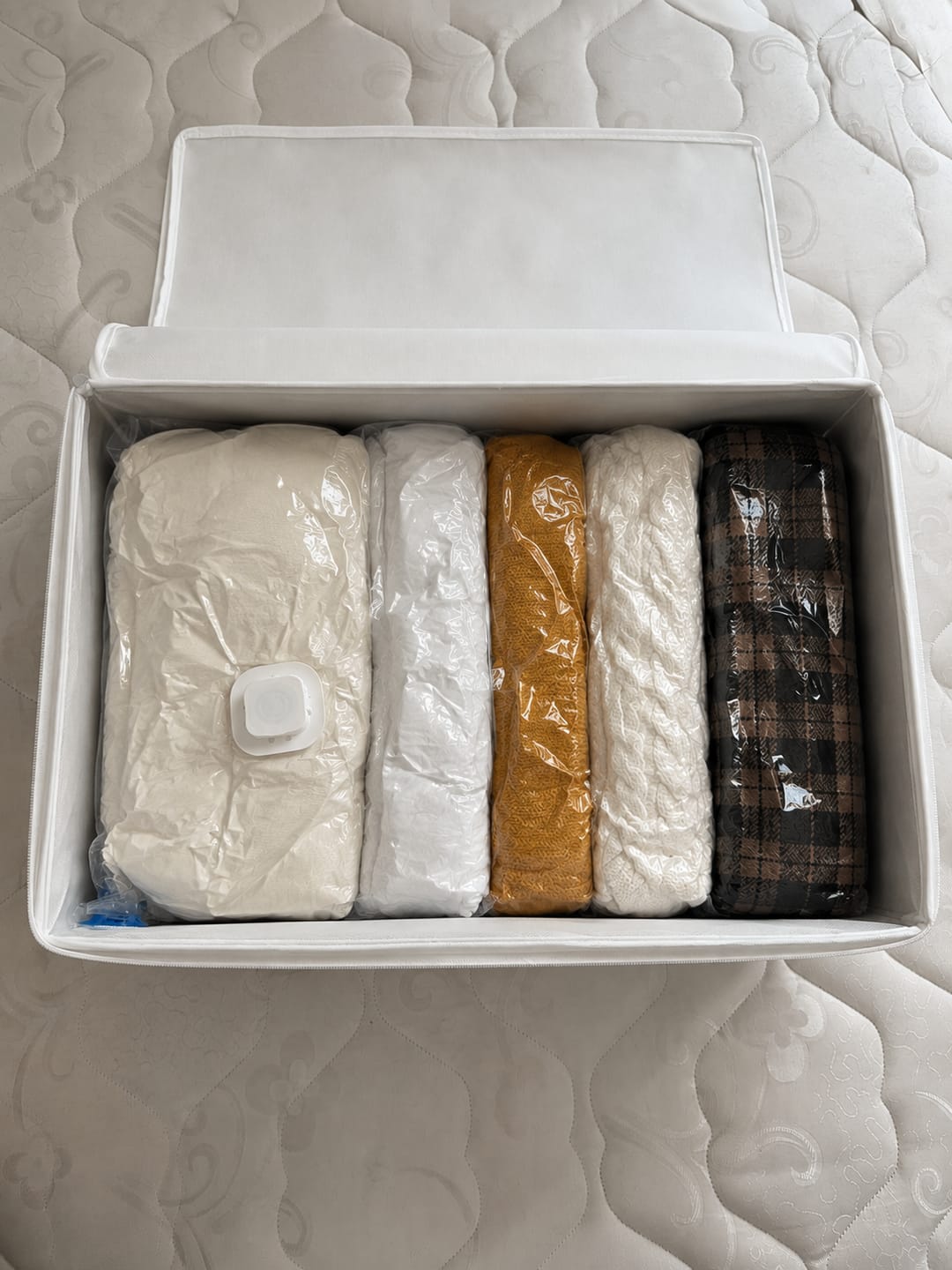 Customer photo review of Vakumlu Kutu Hurç Seti 50 x 40 x 20