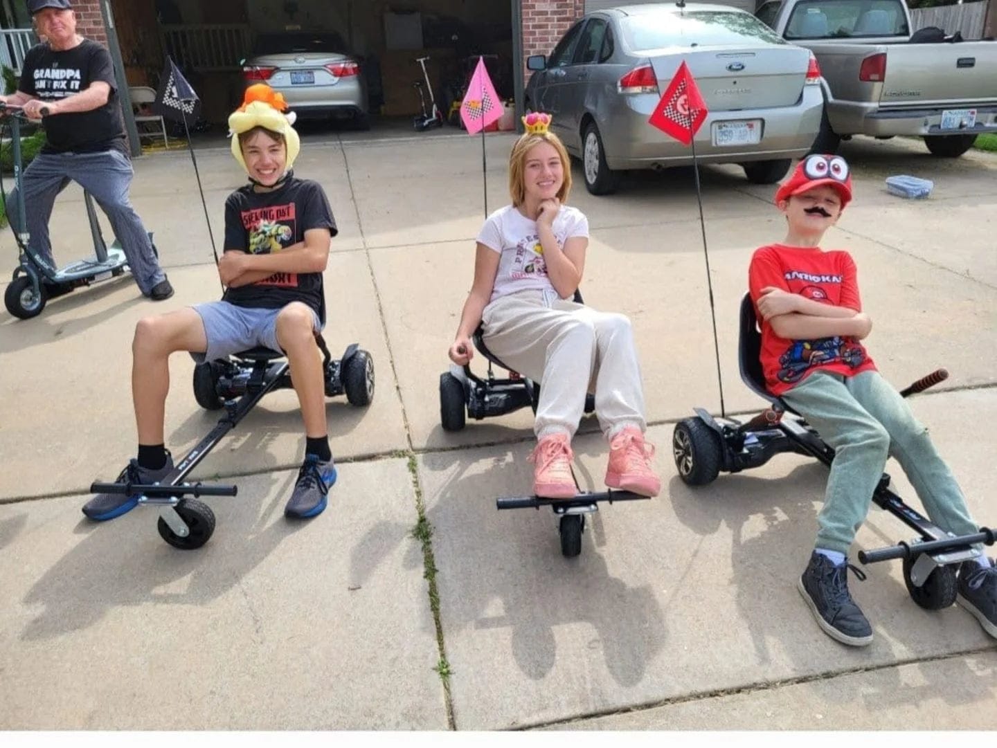 Customer photo review of Gyroor Selbstbalancier-Roller 500 W mit verstellbarem K1-Sitzaufsatz
