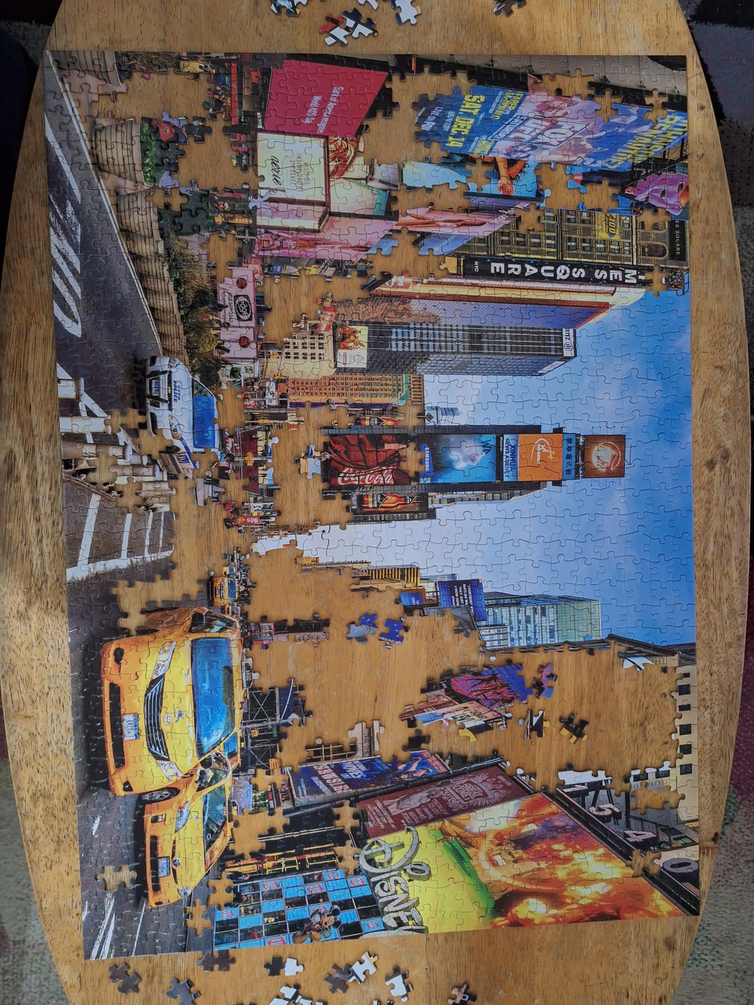 Customer photo review of Puzzle 1000 Piezas Paisajes 23x19 cm Times Square | Nobel Gift