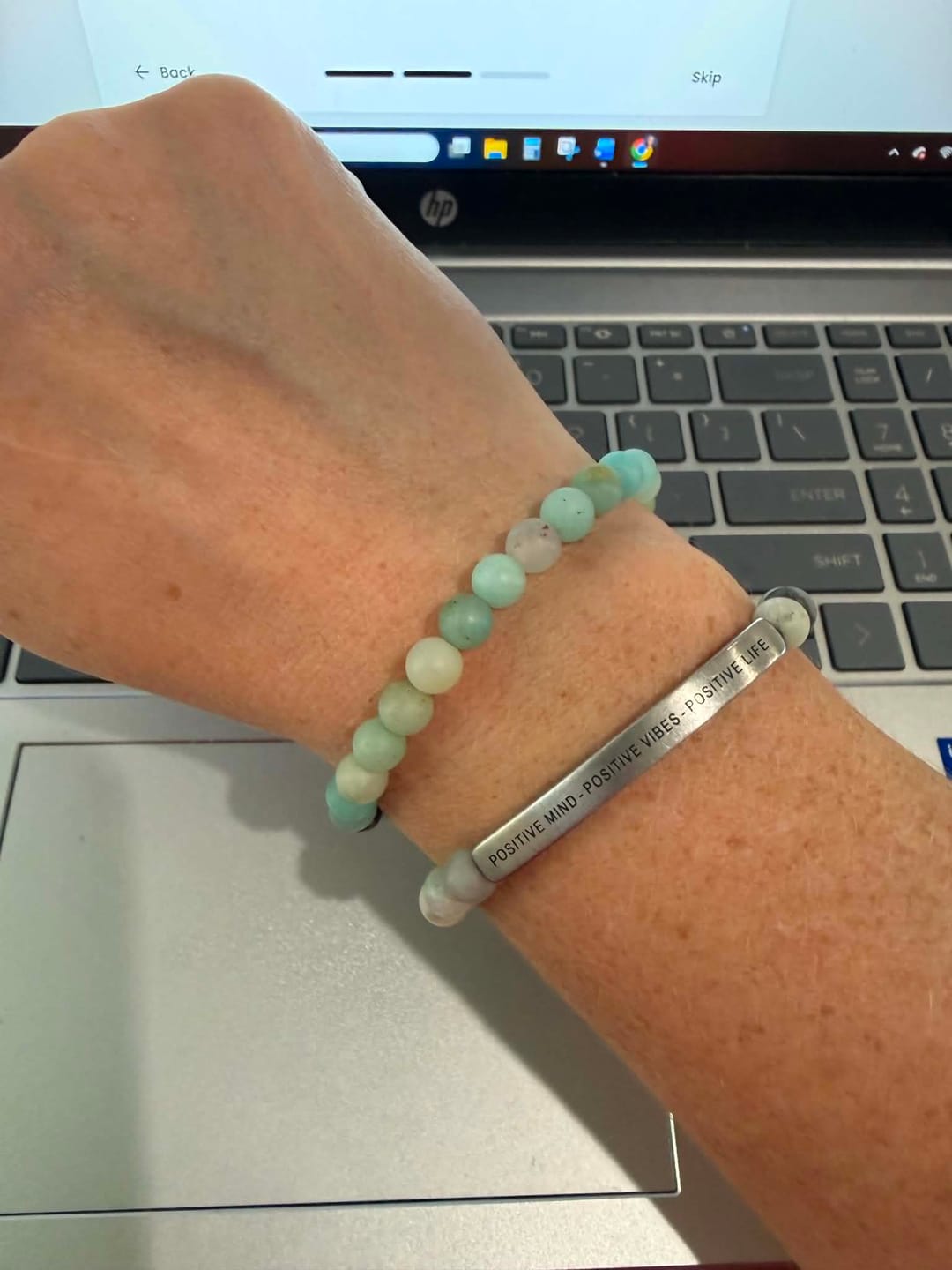 Customer photo review of Bloom Bracelet Box - Monthly Subscription Box