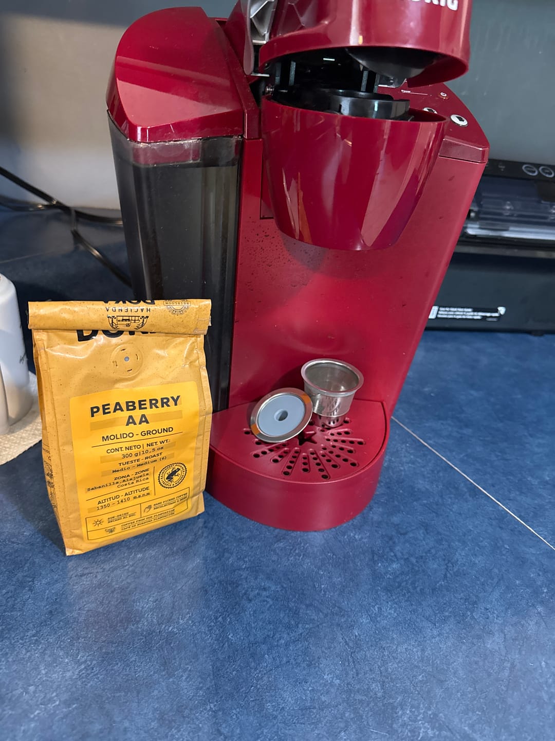 Customer photo review of Café Hacienda Doka Peaberry AA