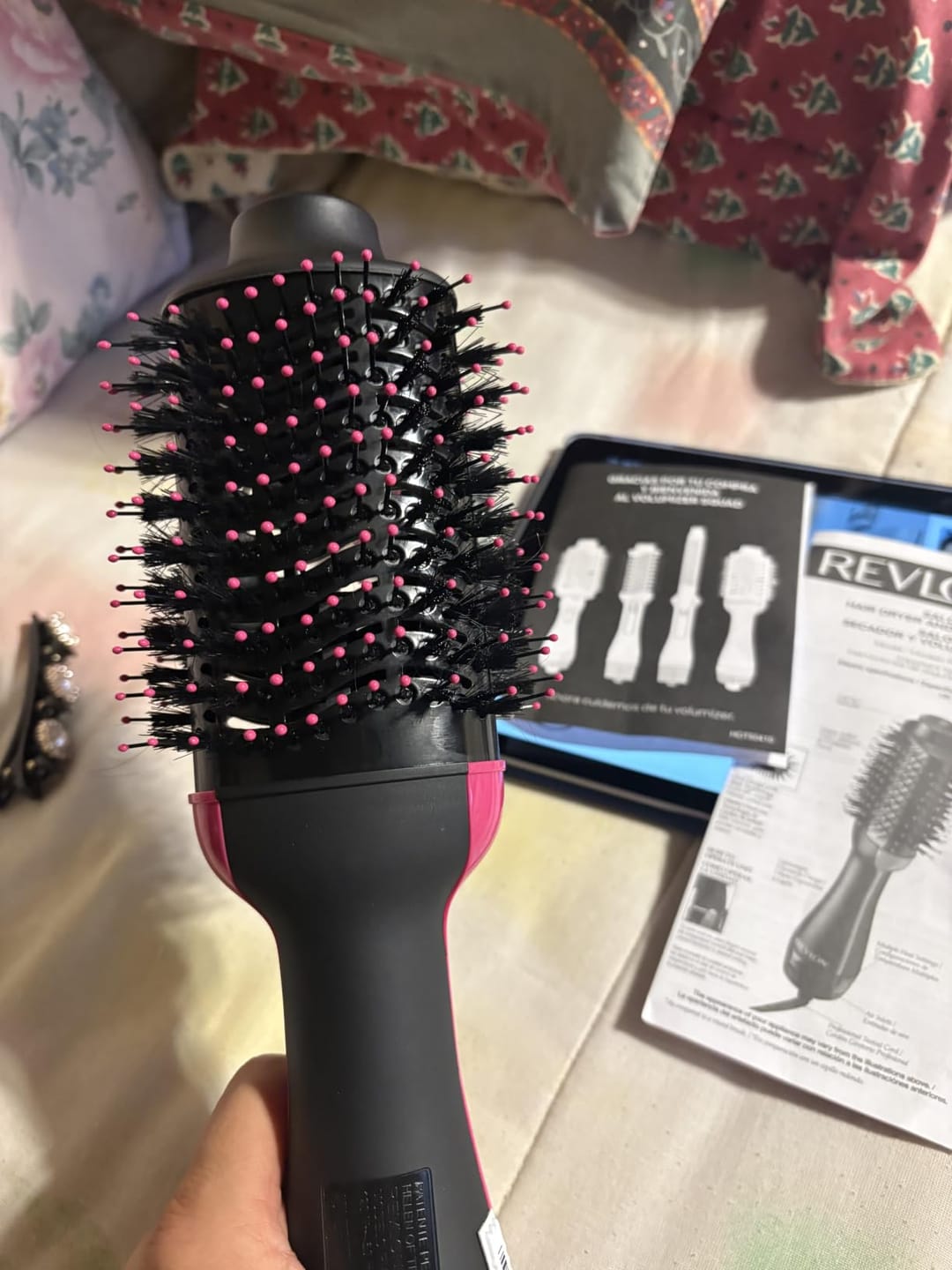 Customer photo review of Seca, alisa y dale volumen a tu cabello en un solo paso