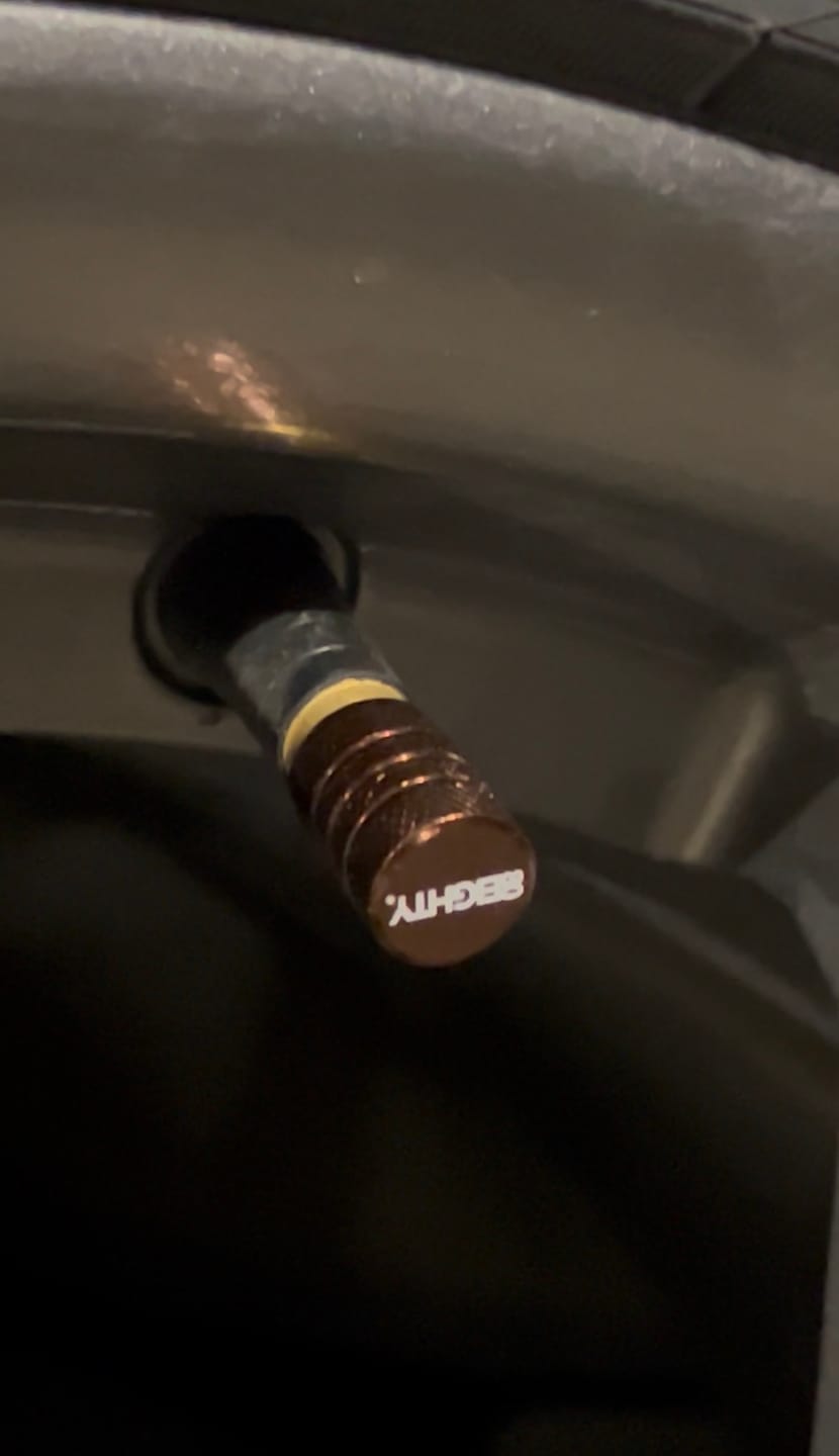 Customer photo review of 80Eighty® Bronze Valve Stem Caps