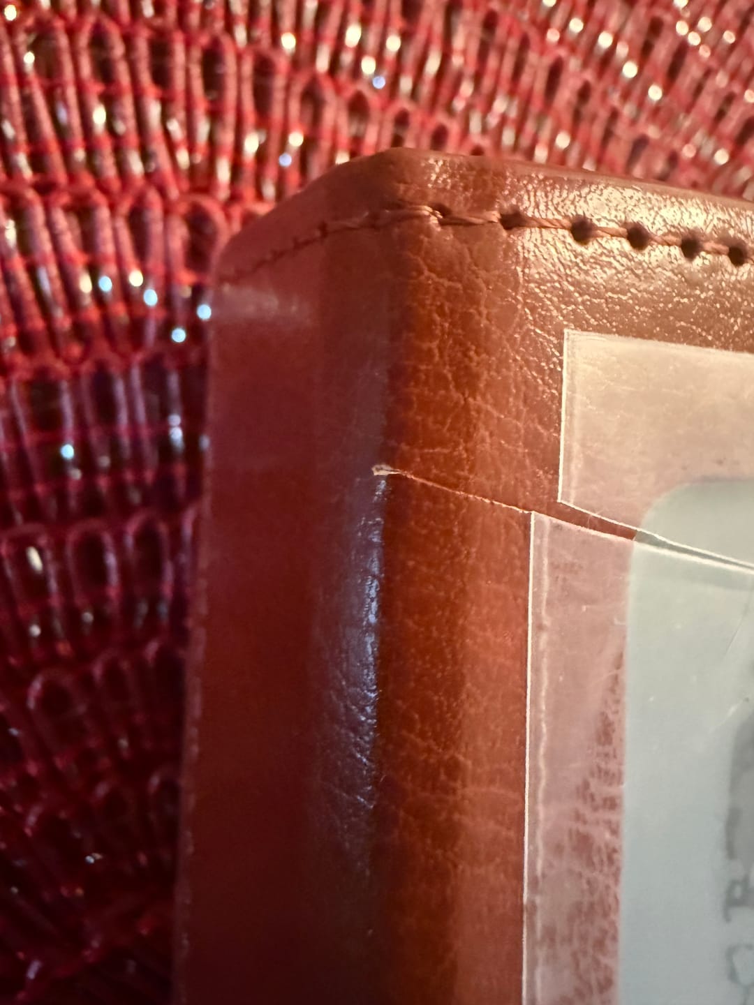Customer photo review of URWizards Leather Dice Display Box