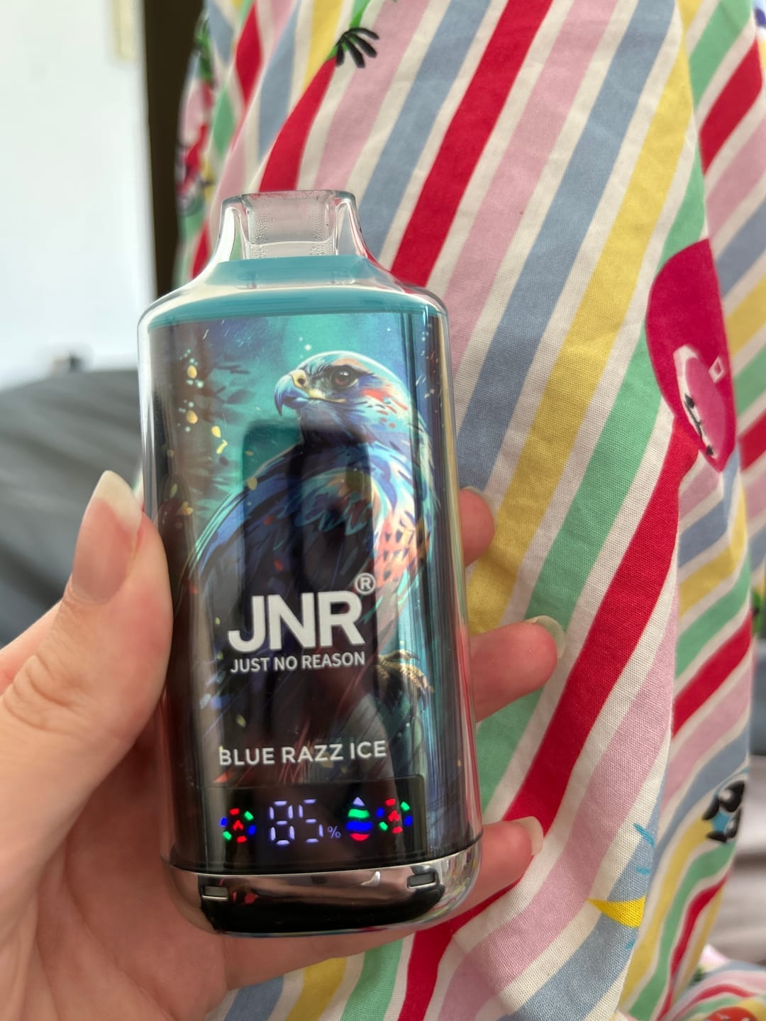 Customer photo review of JNR Falcon X 18K Puffs | Vape Descartável Portugal 2% Nicotina