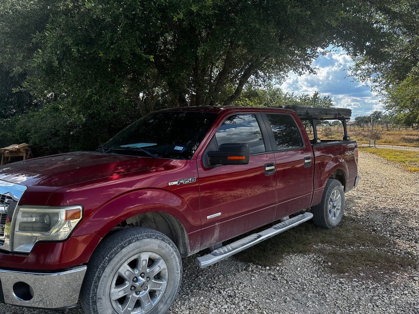 Customer photo review of OPENROAD Aluminum Hard Shell Roof Top Tent - EdgeRoof Series