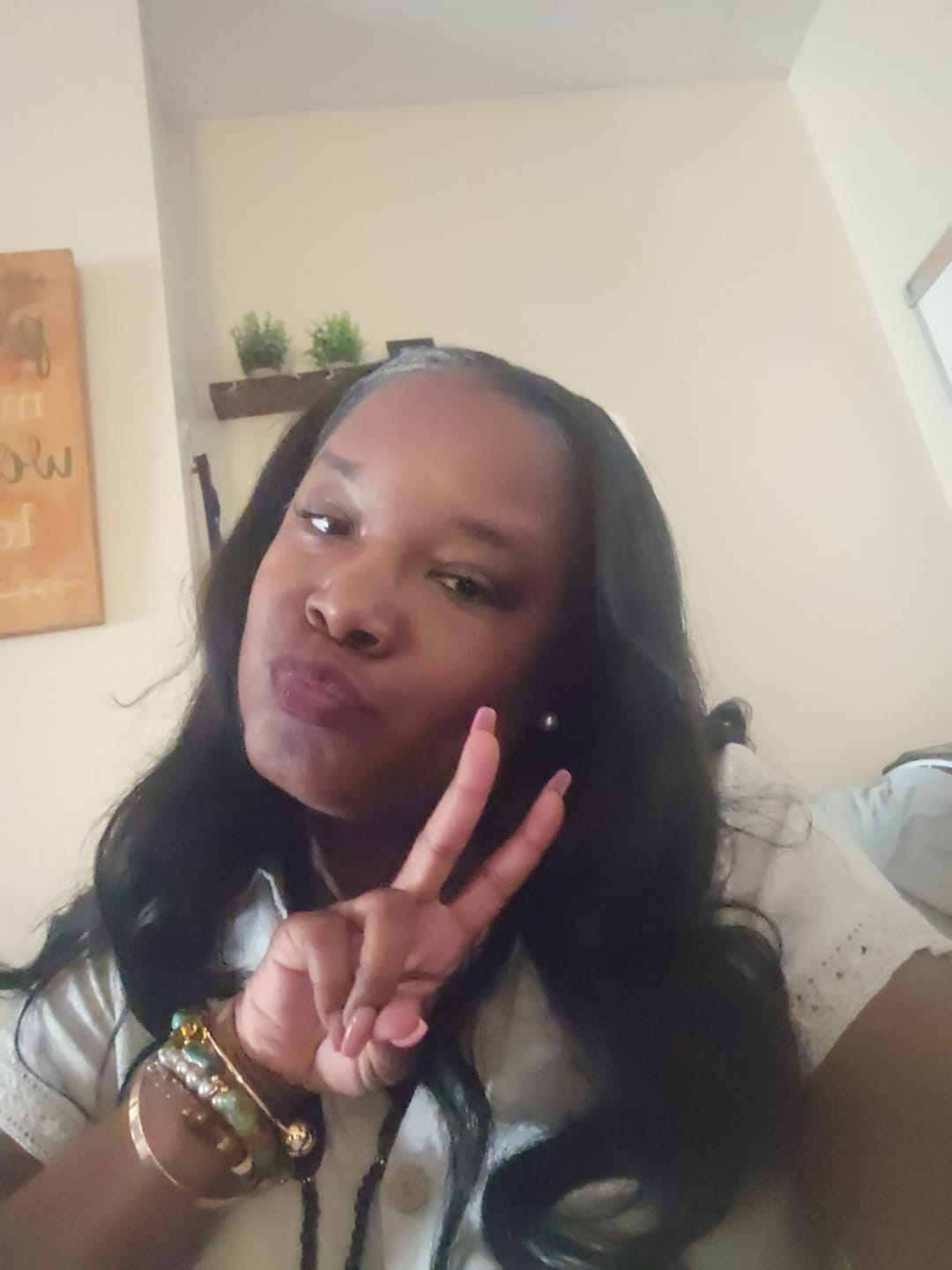 Customer photo review of Ultra Thin Genius Weft Bundles Human Hair Extensions Body Wave