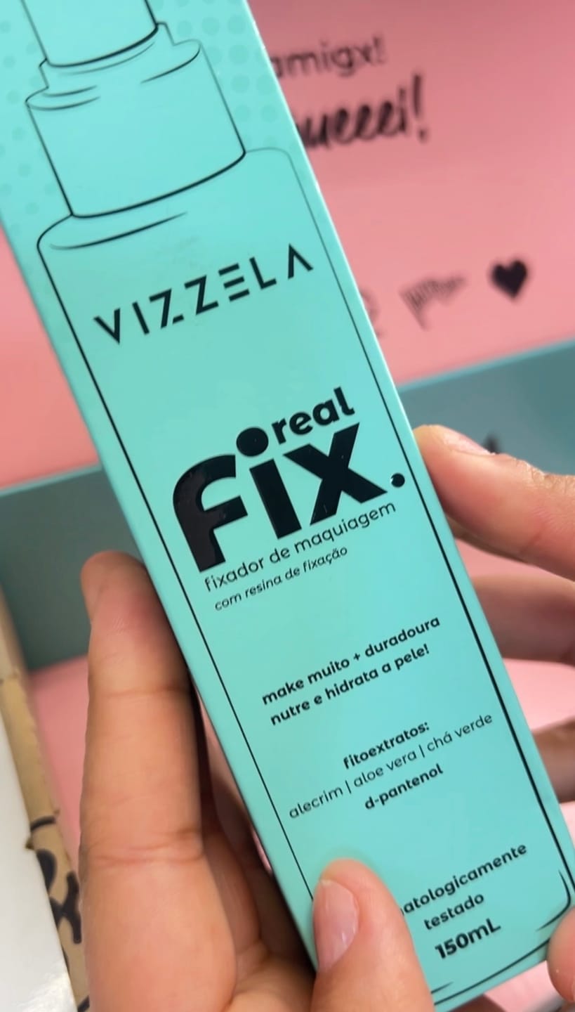 Customer photo review of Fixador de Maquiagem Real Fix - Vizzela