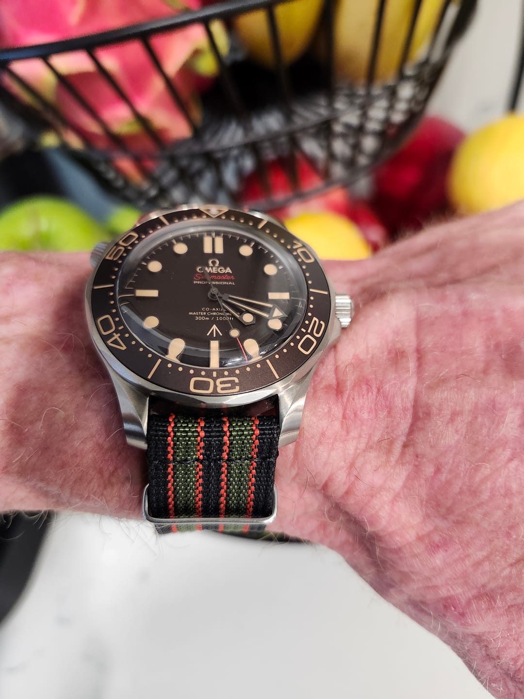 Customer photo review of Sailcloth Rubber Buckle - Black/White