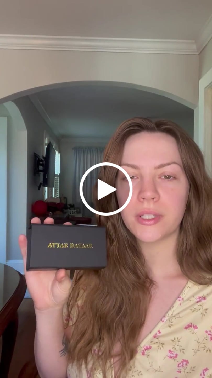 Customer video review of Amber Oud Wood